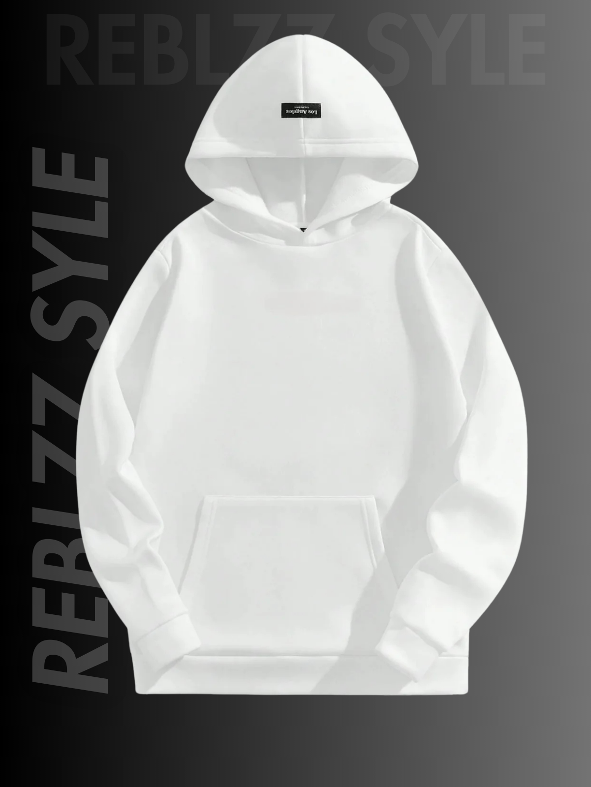 BASIC WHITE HOODIE