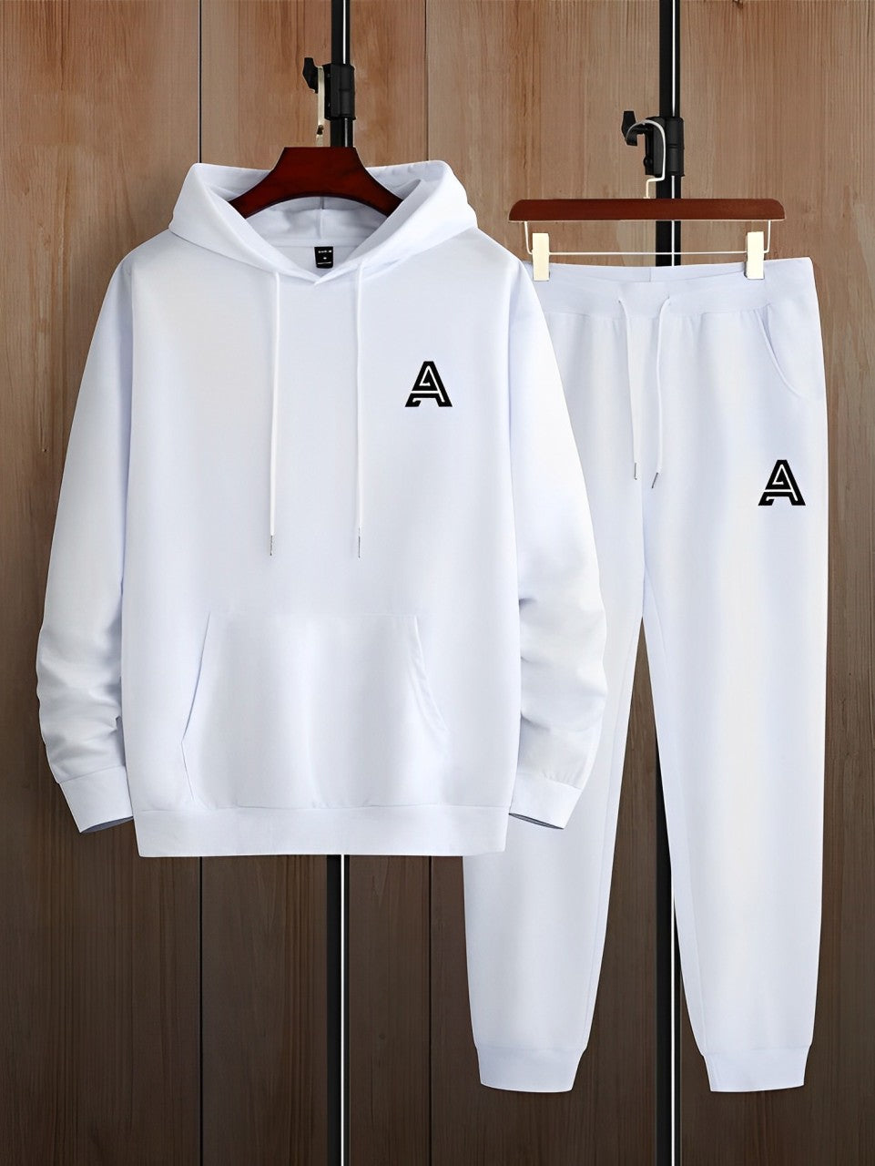 White track suit with print Stylish A