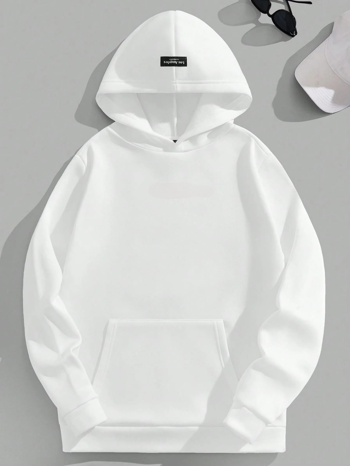 BASIC WHITE HOODIE